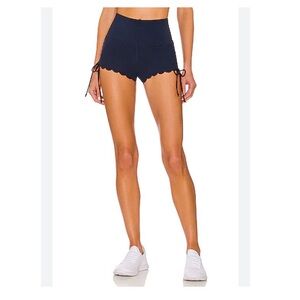 Free People High-Waisted Scallop Hem Women Shorts